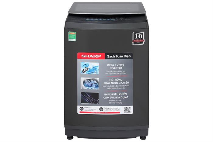 Máy giặt Sharp lồng đứng Inverter 15 kg ES-TM150CD-DS