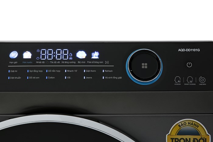 Máy giặt Aqua Inverter 11 kg AQD- DD1101G.PS thumbnail