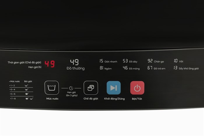 Máy giặt lồng đứng Casper 8.5kg WT-85NG1 thumbnail