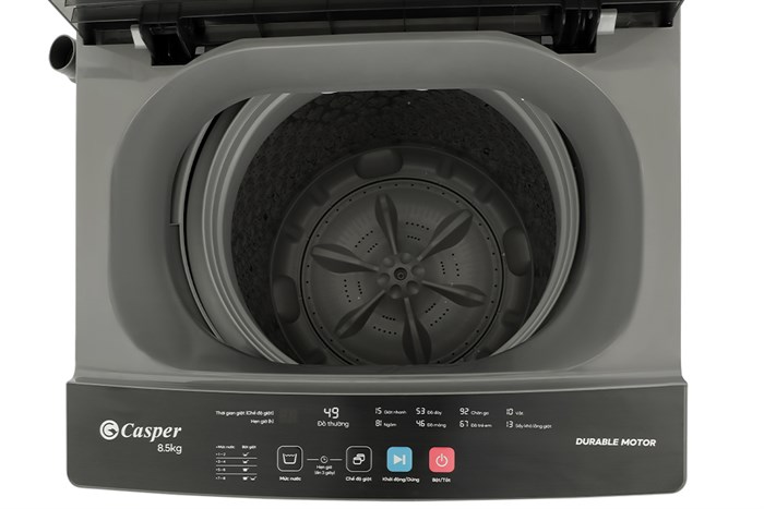 Máy giặt lồng đứng Casper 8.5kg WT-85NG1 thumbnail