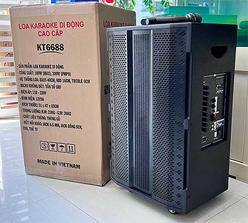 Loa Kéo Bass 4 Tấc KT6688 ( loa có 3 đường tiếng ) thumbnail