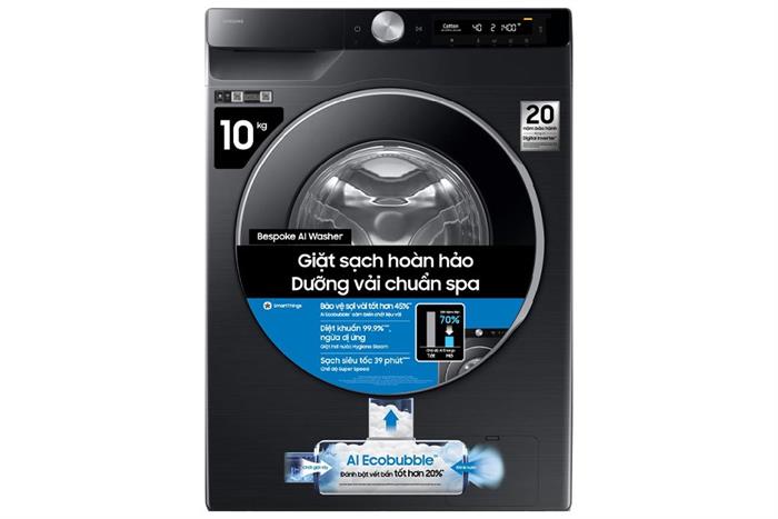 Máy giặt Samsung AI EcoBubble Inverter 10 kg WW10DG6U34LB/SV
