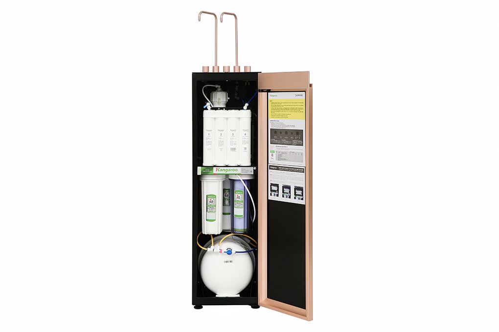 Máy lọc nước RO nóng nguội lạnh Hydrogen ion kiềm Kangaroo Sumire KGHC12A2 12 lõi thumbnail