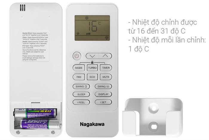 Máy lạnh Nagakawa Inverter 1 HP NIS-C09R2T62 thumbnail