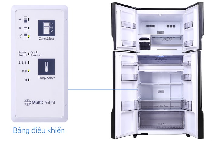 Tủ lạnh Panasonic Inverter 550 lít Multi Door NR-DZ601VGKV thumbnail