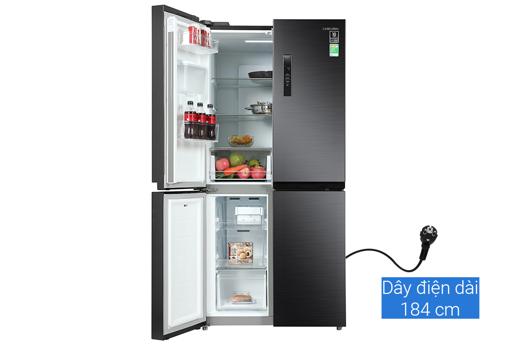 Tủ lạnh Samsung Inverter 488 lít Multi Door RF48A4010B4/SV thumbnail