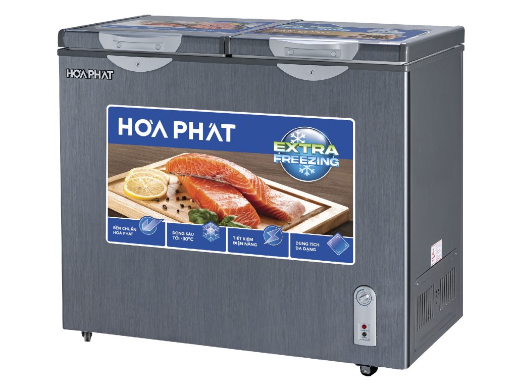 Tủ đông Hòa Phát 2 ngăn 2 cánh HPF BD6205G 205 lít thumbnail