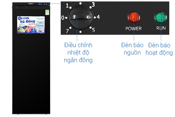 Tủ đông Sanaky Inverter 213 lít TD.VH230VD3 thumbnail