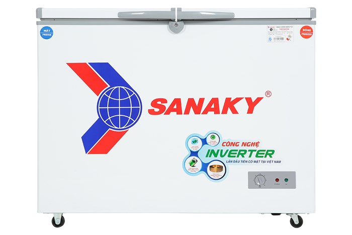 Tủ đông 1 ngăn 2 cánh Inverter Sanaky VH-2899A3
