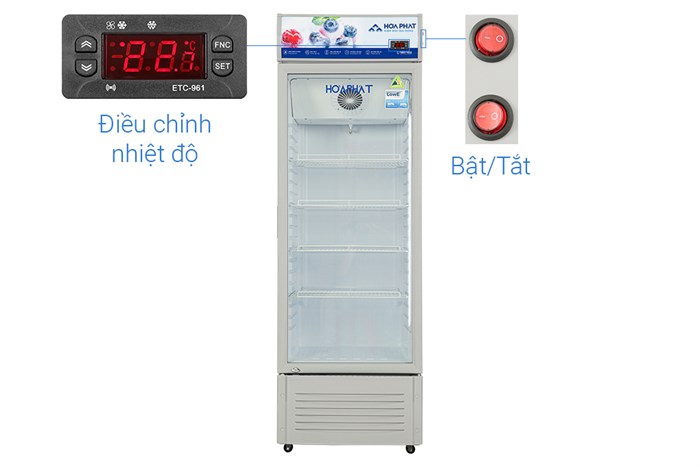 Tủ mát Hoà Phát 242 lít HSR D6242 thumbnail