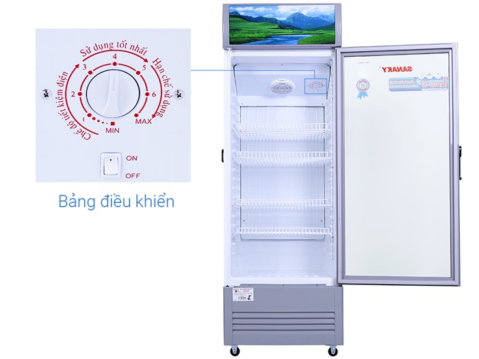 Tủ mát Sanaky 240 lit VH-3088K thumbnail