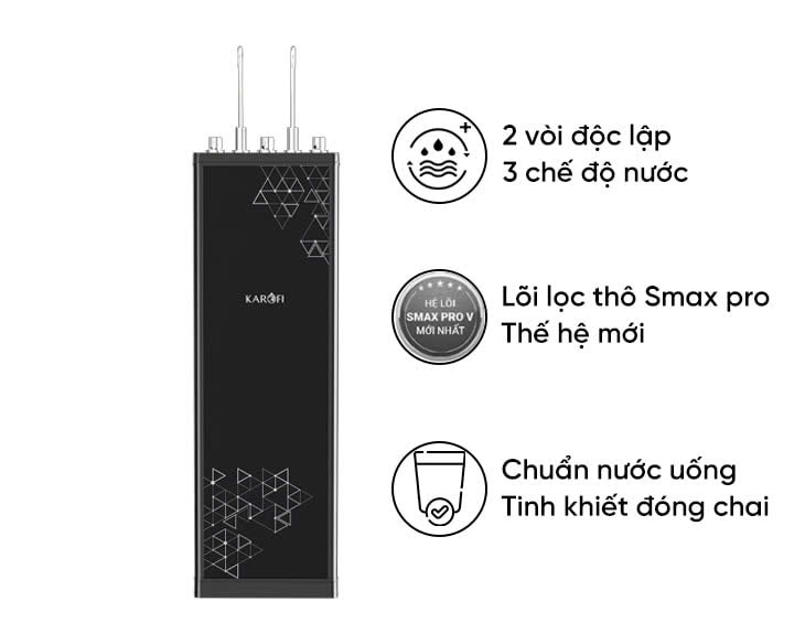 Máy lọc nước nóng lạnh Karofi KAD-D66S